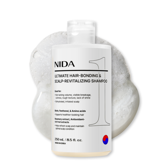 NIDA Ultimate matu saišu stiprinošs un galvas ādu atjaunojošs šampūns, 250ml