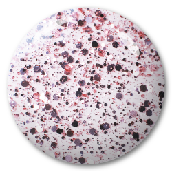 LUXE GEL SHINY ROSE ART FLAKE – GLANCĒTS TOPS BEZ LIPĪGĀ SLĀŅA